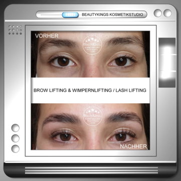 Volle und perfekt fixierte Augenbrauen durch Browlifting Freiburg